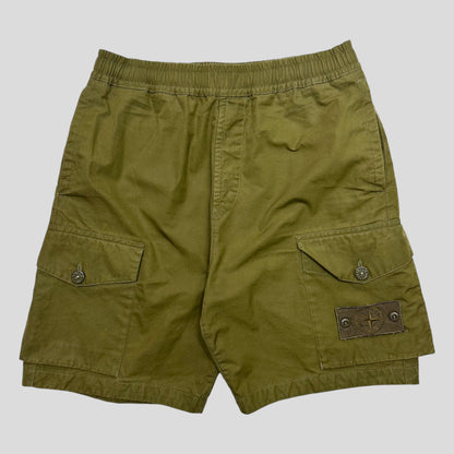 Stone Island SS23 Ghost O-ventile Cargo Shorts - M