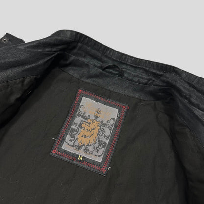 Kathrine Hamnett 00’s Poly Cotton Moto Bomber Jacket - M/L | Default Title, Black
