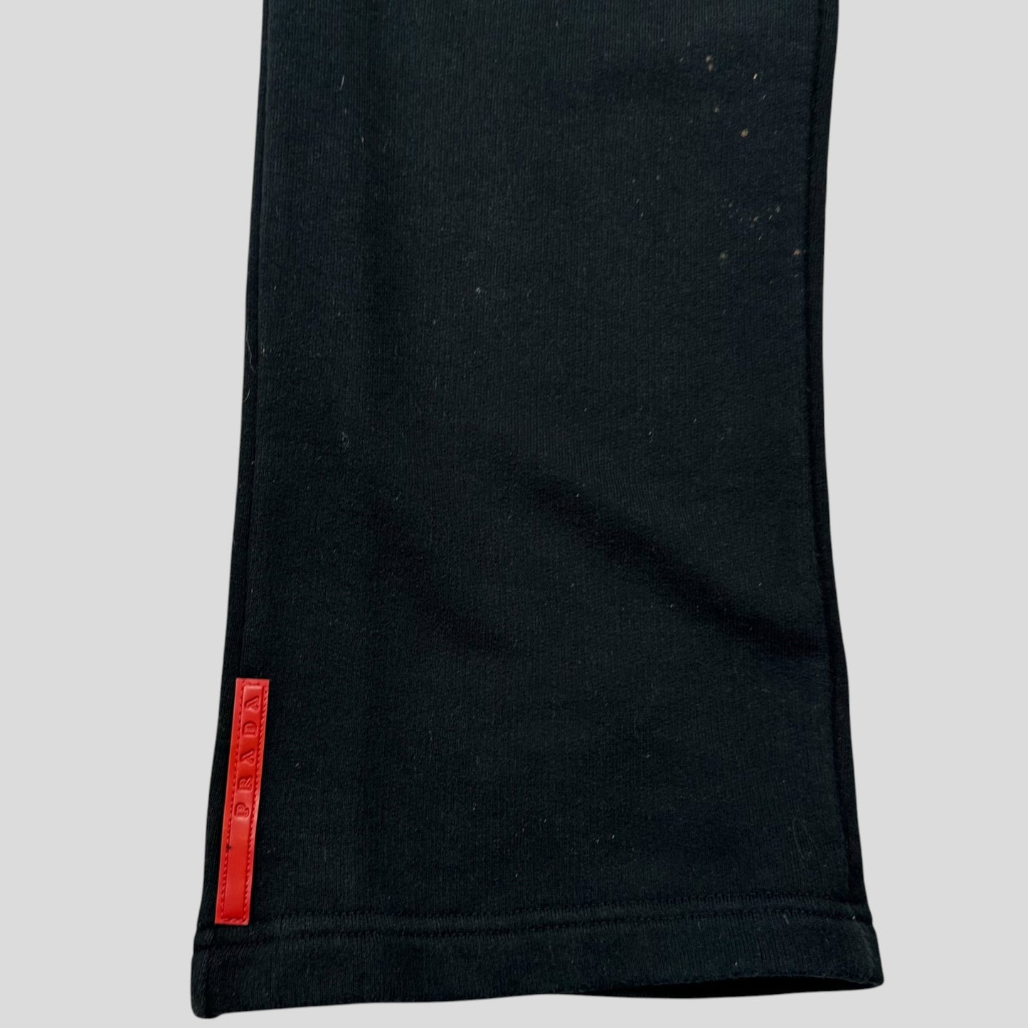 Prada Sport 2006 Black Cotton Jogger Tracksuit Bottoms - M/L