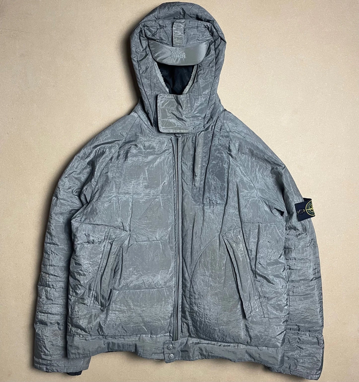 2006 NYC Flagship Store Stone Island For Nokia Stainless Steel Pure Metal Shell Jacket