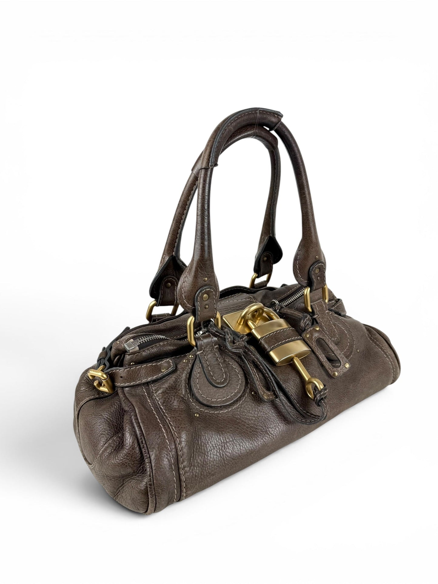 2009 Chloe Paddington Brown Leather Handbag GHW | O/S, Multicoloured