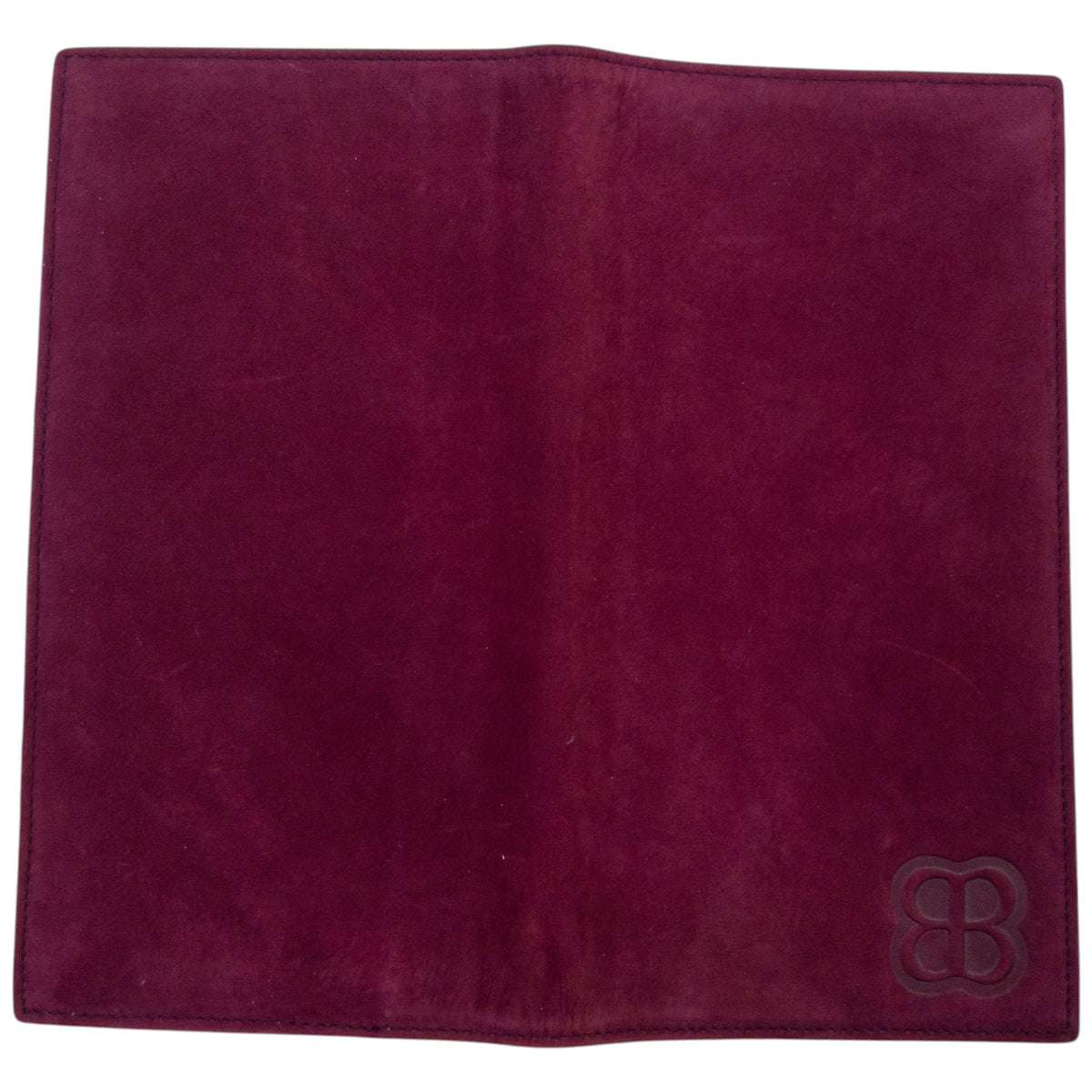 Vintage 90s Balenciaga Suede Document Holder | O/S, Burgundy