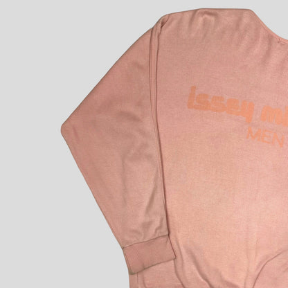 Issey Miyake Men 1989 Ribbed Logo Knit - M | Pink