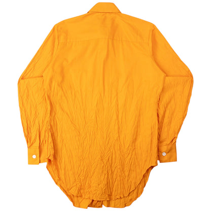 Vintage Issey Miyake Long Sleeve Button Up Crinkle Shirt Size M