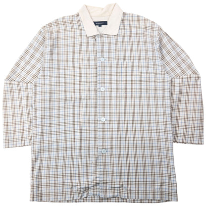 Vintage 2000s Burberry Nova Check Long Sleeve Button Up Shirt Size M