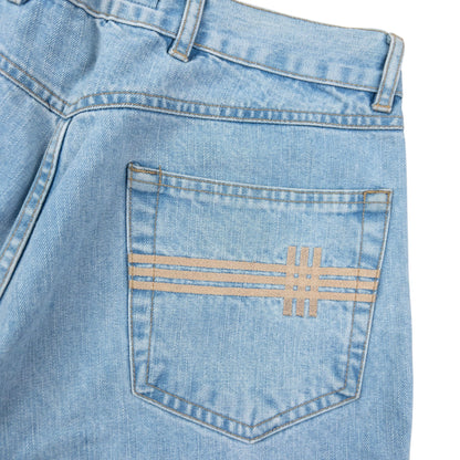 Vintage 2000s Burberry Embroidered Denim Jeans Size W29