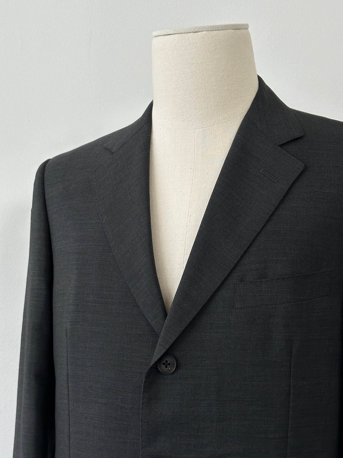 Burberry London 2000s Wool Mohair Single Breasted Blazer - M-L