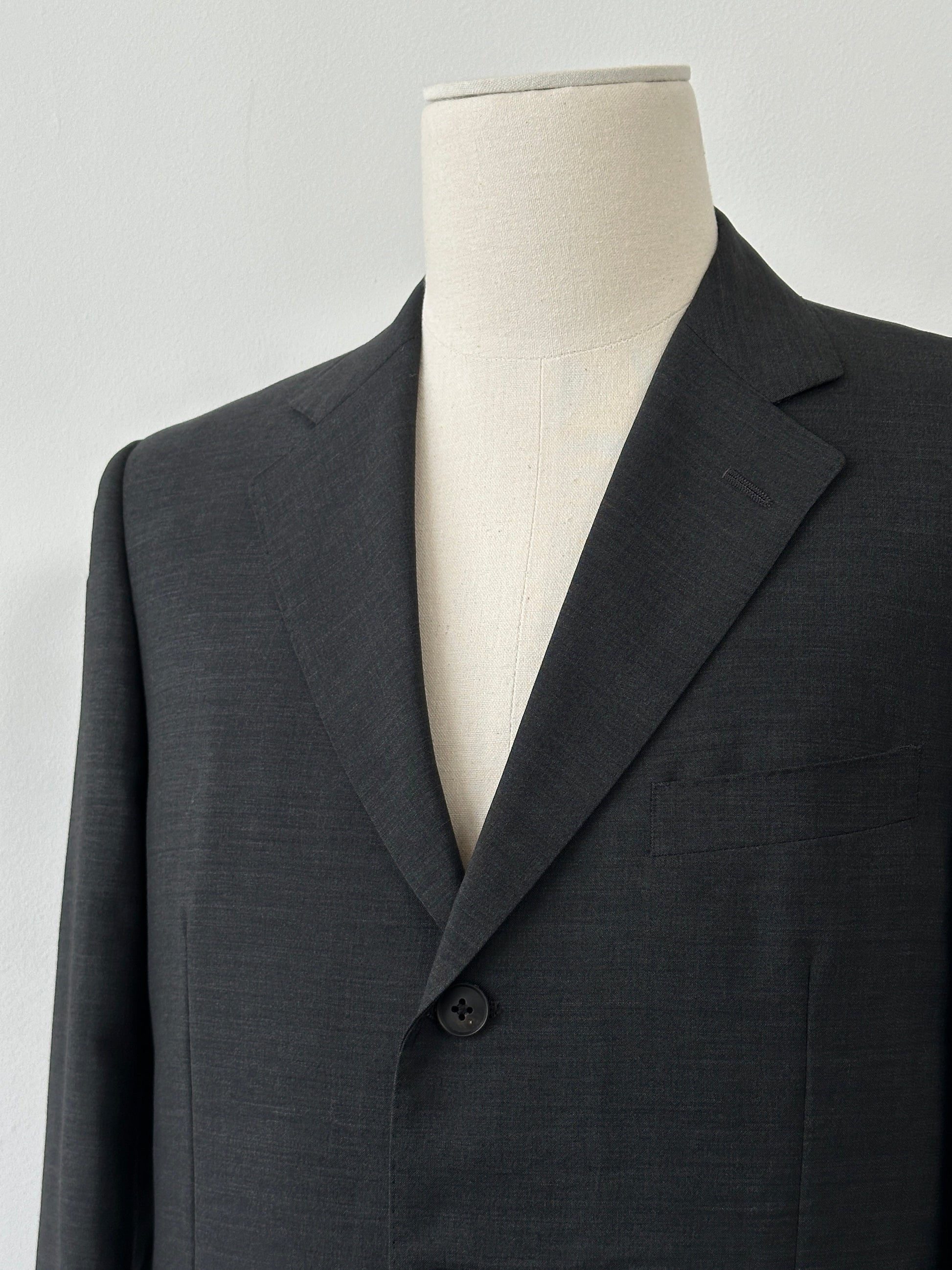 Burberry London 2000s Wool Mohair Single Breasted Blazer - M-L