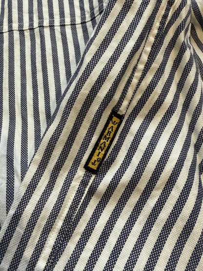 Armani Jeans 90's Pinstripe Shirt L/XL | Default Title, Blue