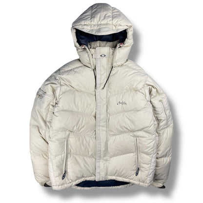 2000's Oakley Down Filled Puffer Jacket (M) | Default Title, Cream