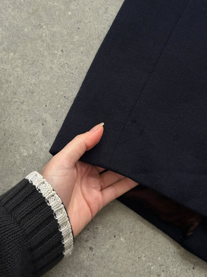 Christian Dior 1980s Pure Wool Double Breasted Coat - S