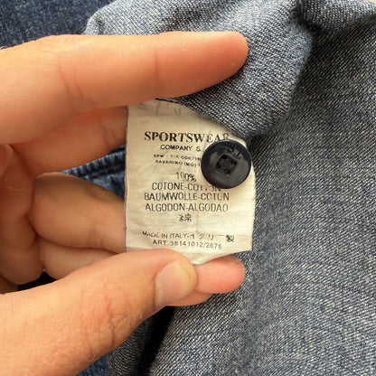Stone Island 00’s Denim Shirt (XL) | Extra Large, Dark Blue