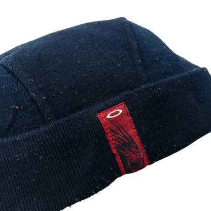 Vintage 90s Oakley Embroidered Beanie Hat | O/S, Navy
