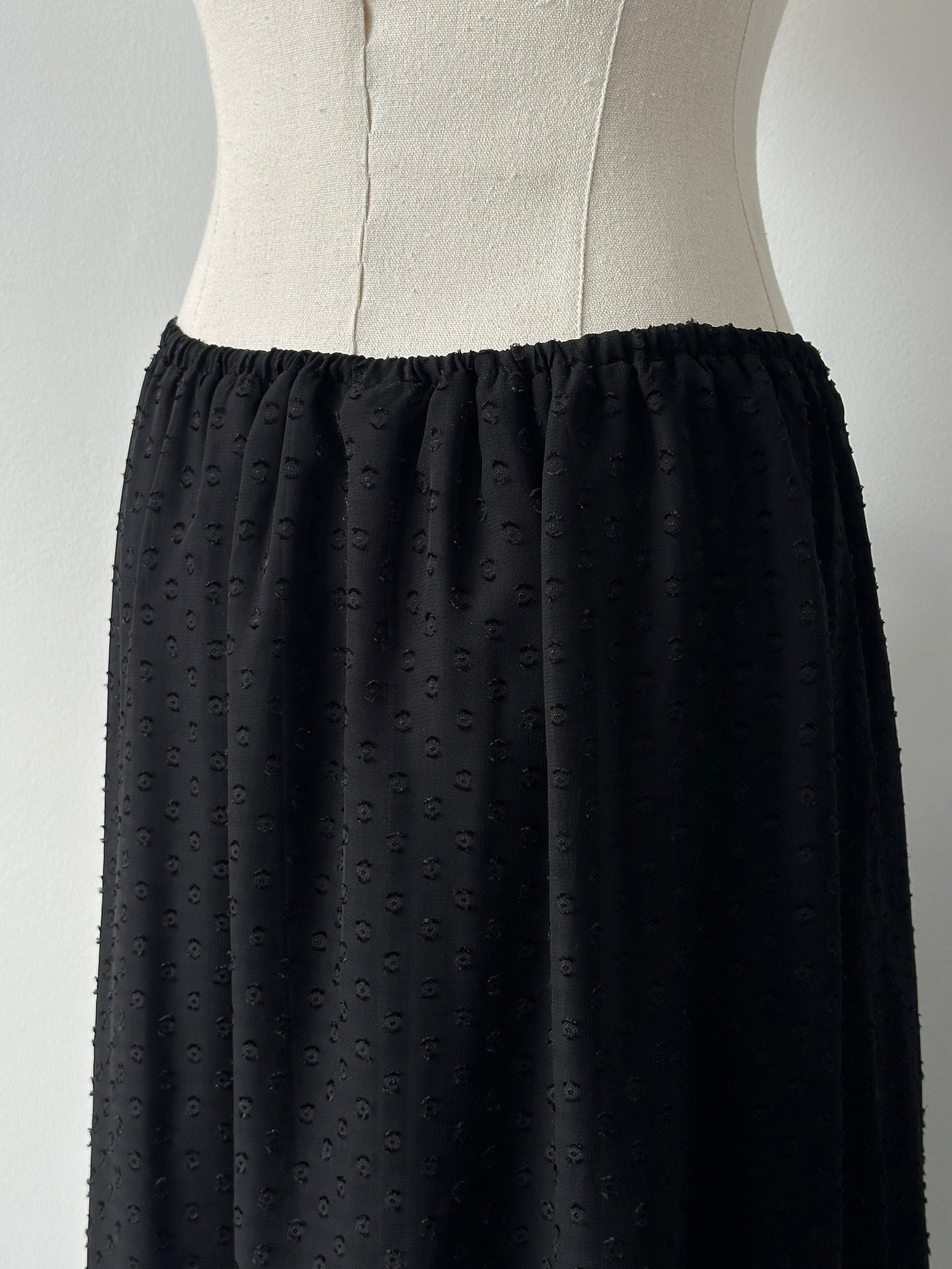 Vintage 2000s Spotted Maxi Skirt - W30