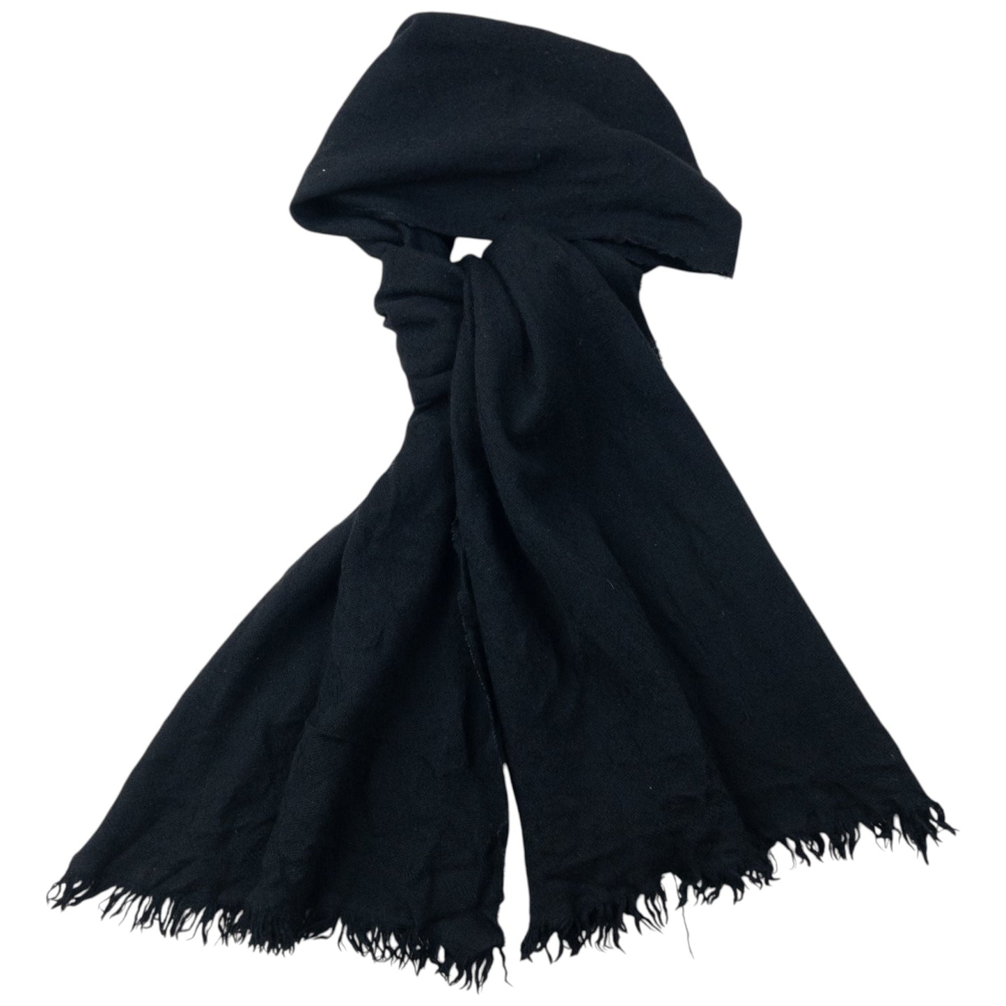 Vintage 2000s Gucci Monogram Wool Scarf | O/S, Black