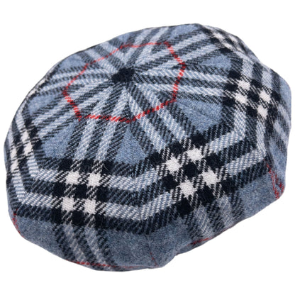Vintage 90s Burberry Nova Check Wool Hat | O/S, Blue