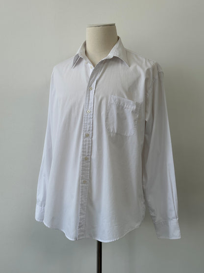 Yves Saint Laurent Pour Homme 2000s Cotton Logo Shirt - XL
