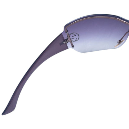 Vintage 2000s Gucci Rimless Sunglasses | O/S, Grey