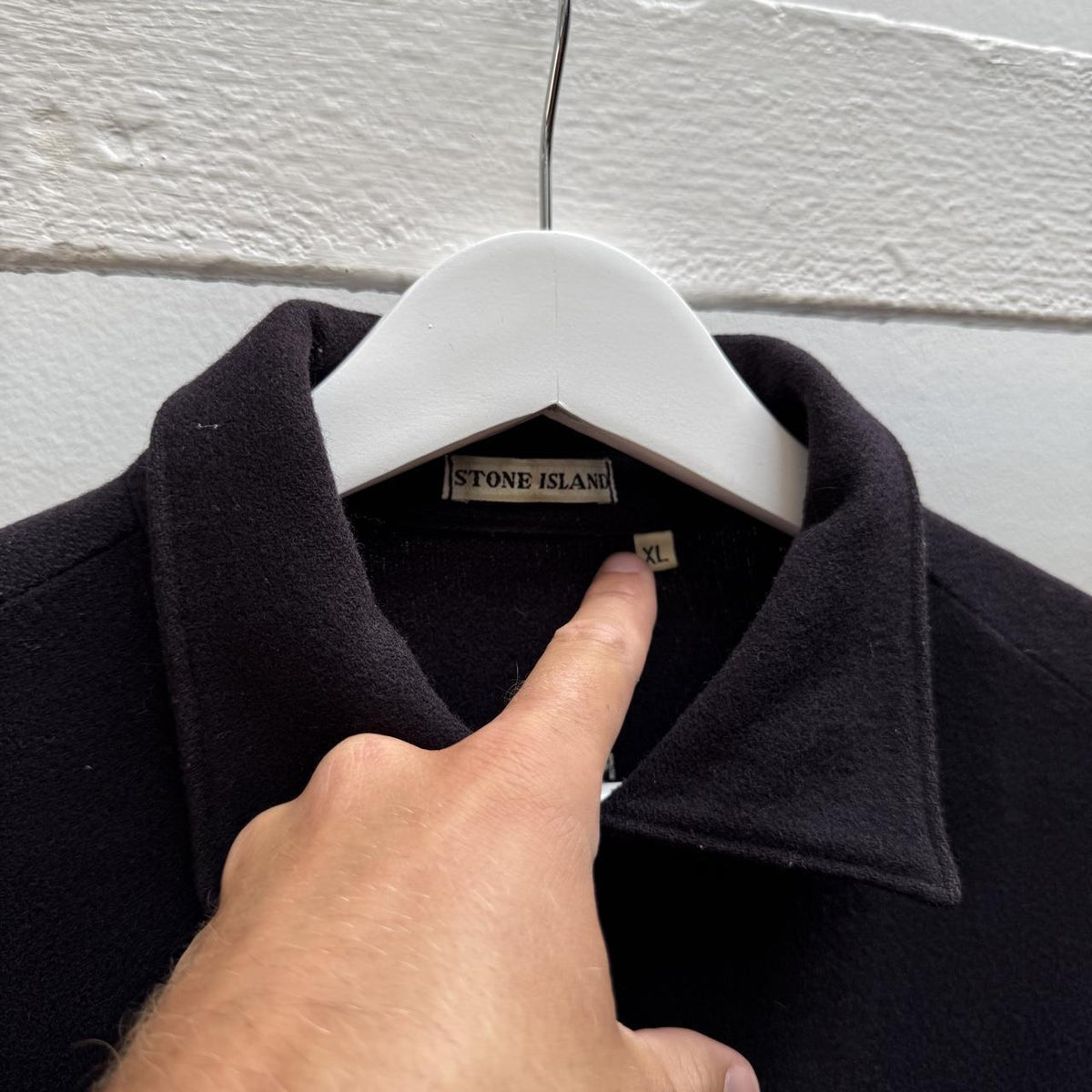 1995 Stone Island Wool Overshirt (XL) | Extra Large, Multicoloured
