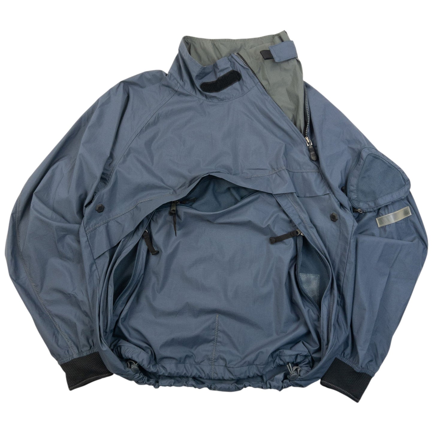 Vintage 2000s Nike ACG Asymmetric Kayak Q Zip Jacket Size S | Small, Blue