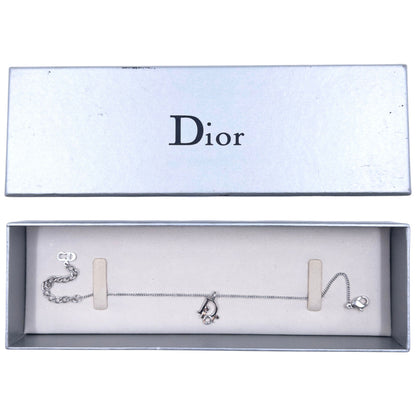 Vintage 2000s Dior Silver Logo Bracelet | O/S, Grey