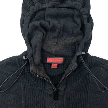 Vintage 2000s Burberry Zip Up Hoodie Size M | Medium, Black