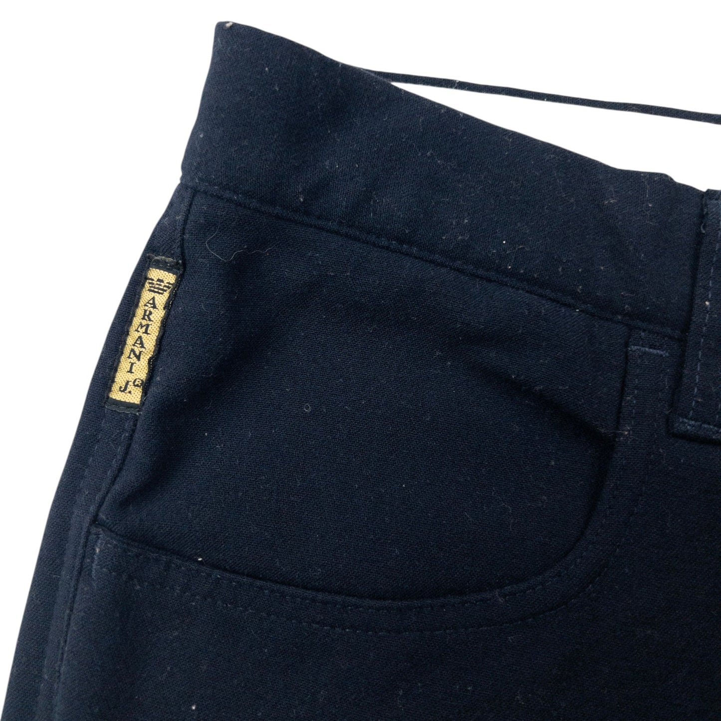 Vintage 2000s Armani Jeans Stretch Trousers Size W29 | W29, Navy