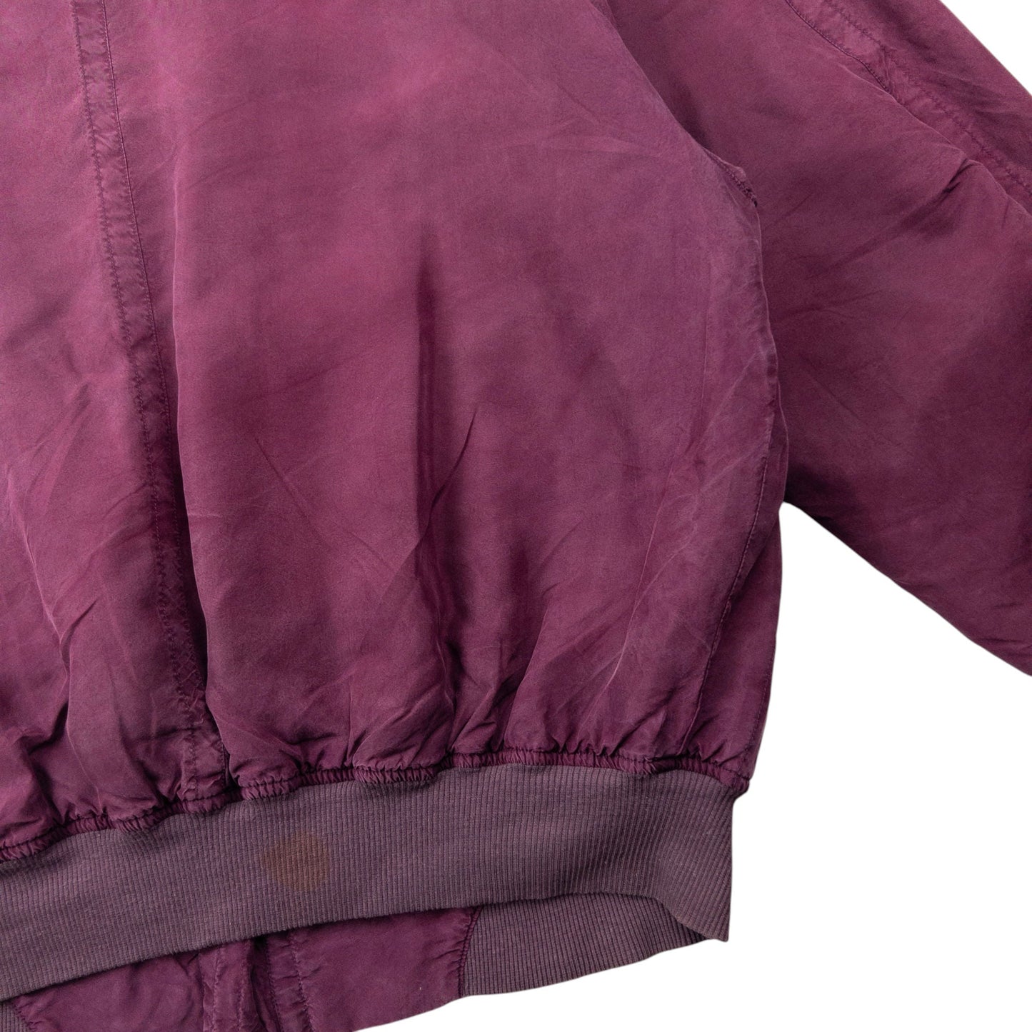Vintage 90s Hugo Boss Silk Bomber Jacket Size XXL | XXL, Purple
