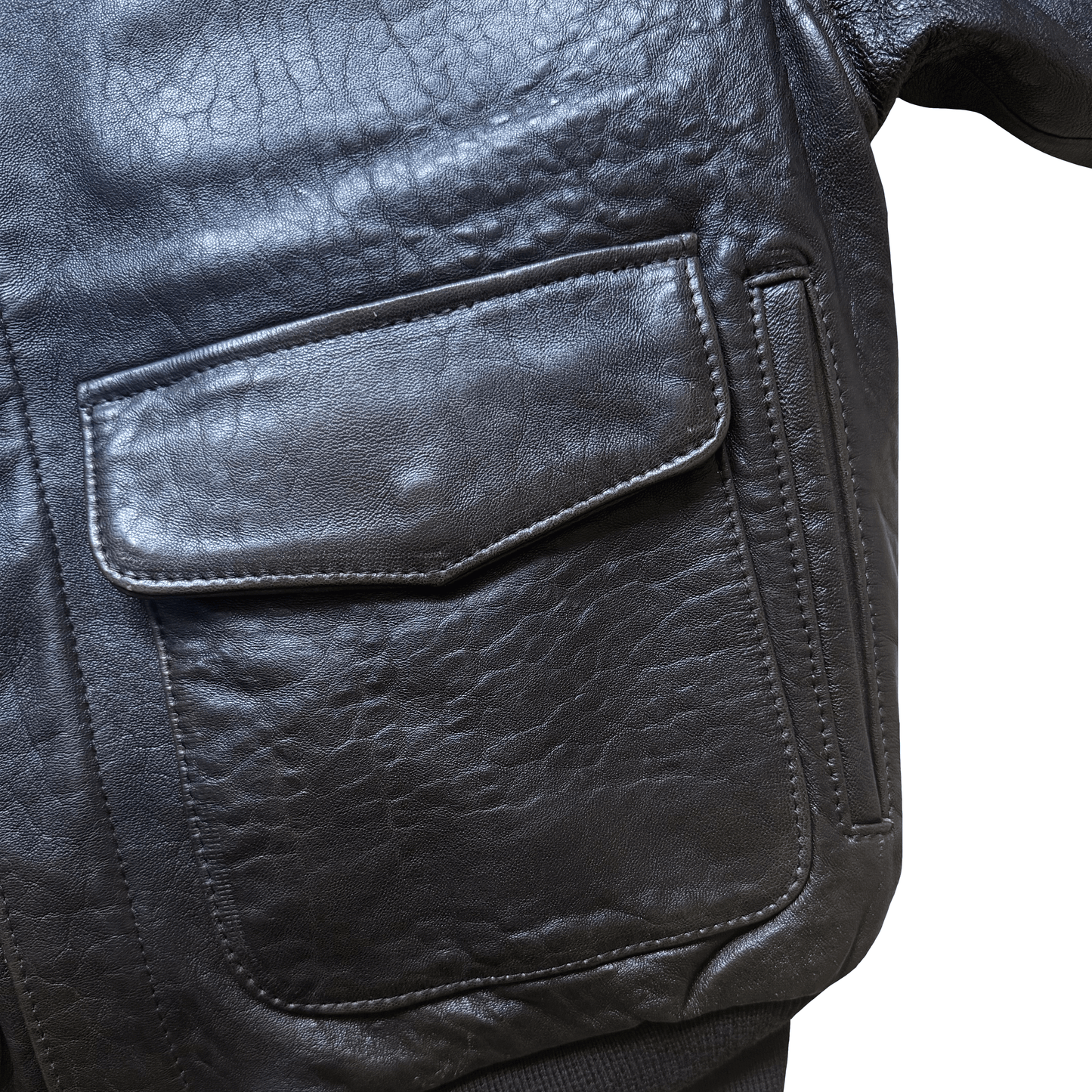 Avirex 'The K.O Kid' 1991 A2 Leather Flight Jacket - XS / S | S / M, Red