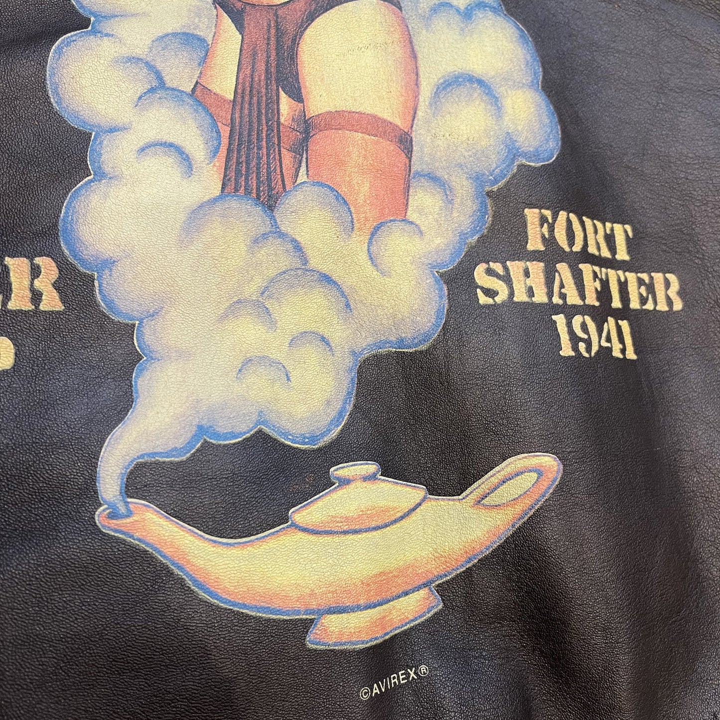 Avirex 'Seven Wishes' A2 Leather Flight Jacket - L