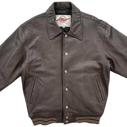 Avirex Leather Varsity Jacket - M