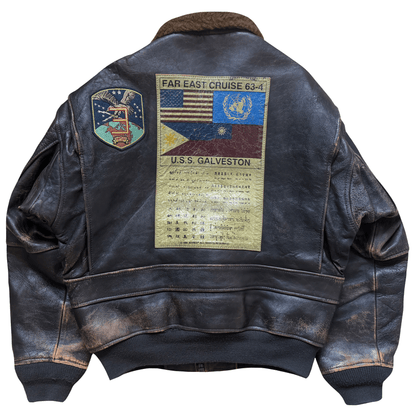 Avirex 1991 Top Gun G-1 Flight Jacket - XS/S | S/M, Brown