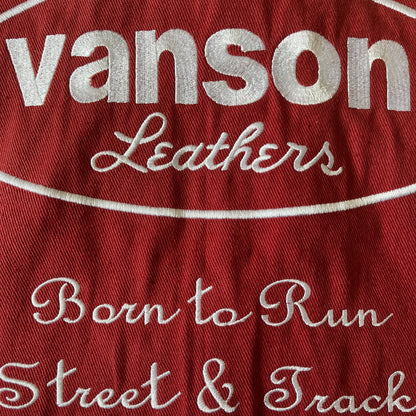 Vanson Leathers Cotton Racing Jacket - M