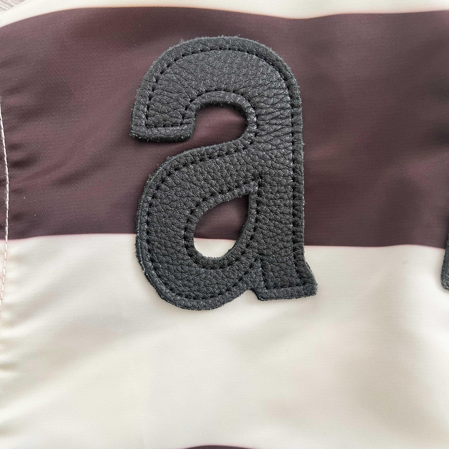 Vanson Leathers Striped Bomber Jacket - XL