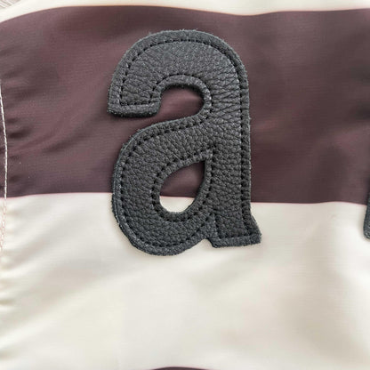 Vanson Leathers Striped Bomber Jacket - XL