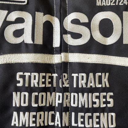 Vanson Leathers Motorcycle Mesh Racing Jacket - M