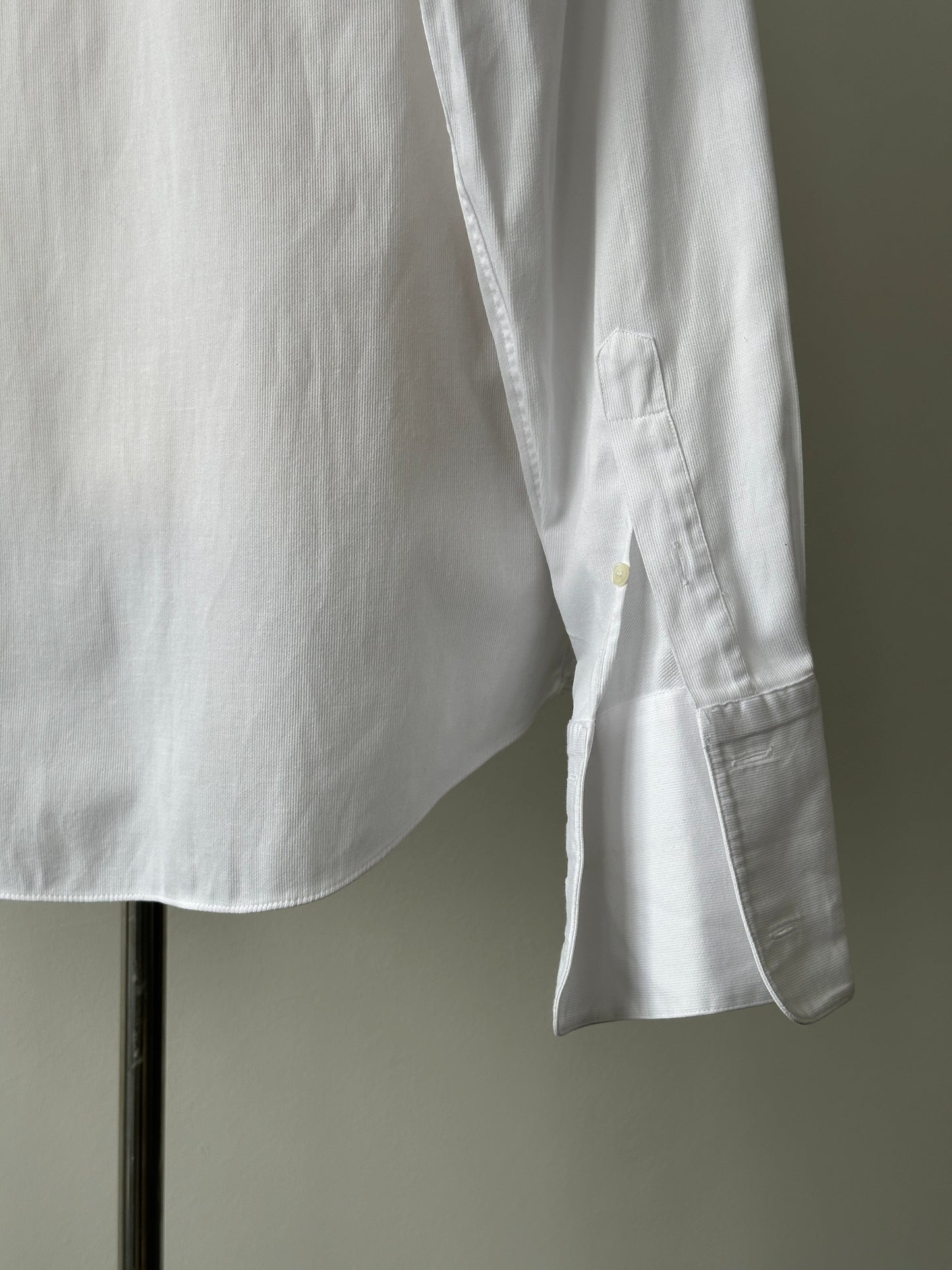 Christian Dior Monsieur 1990s Cotton Tuxedo Shirt - L