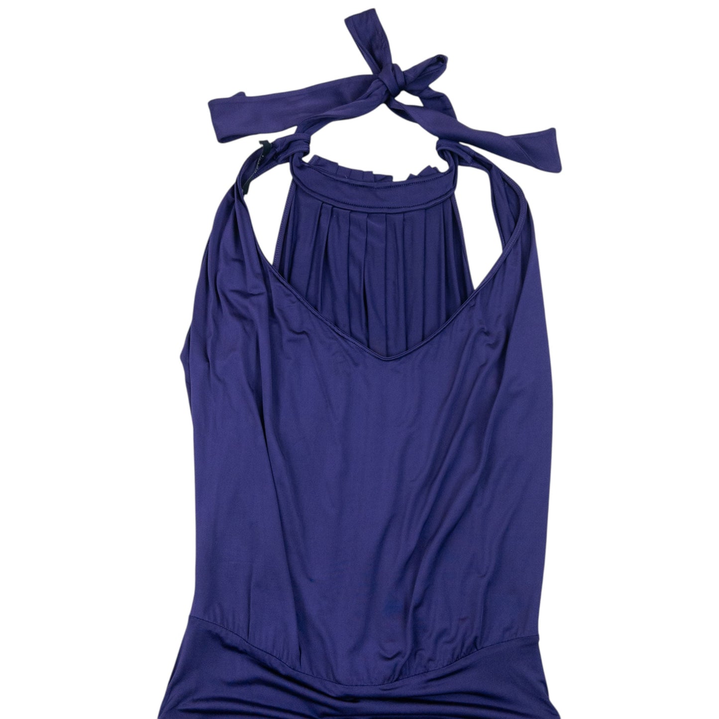 Vintage 2000s Gucci Halterneck Dress Womens Size M | Medium, Purple