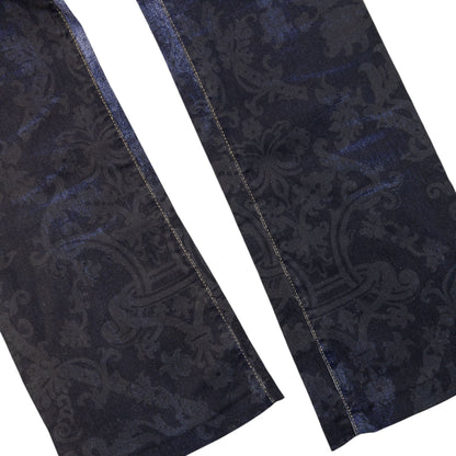 Vintage 2000s Roberto Cavalli Stretch Denim Pattern Jeans Womens Size W29 | W29, Multicoloured