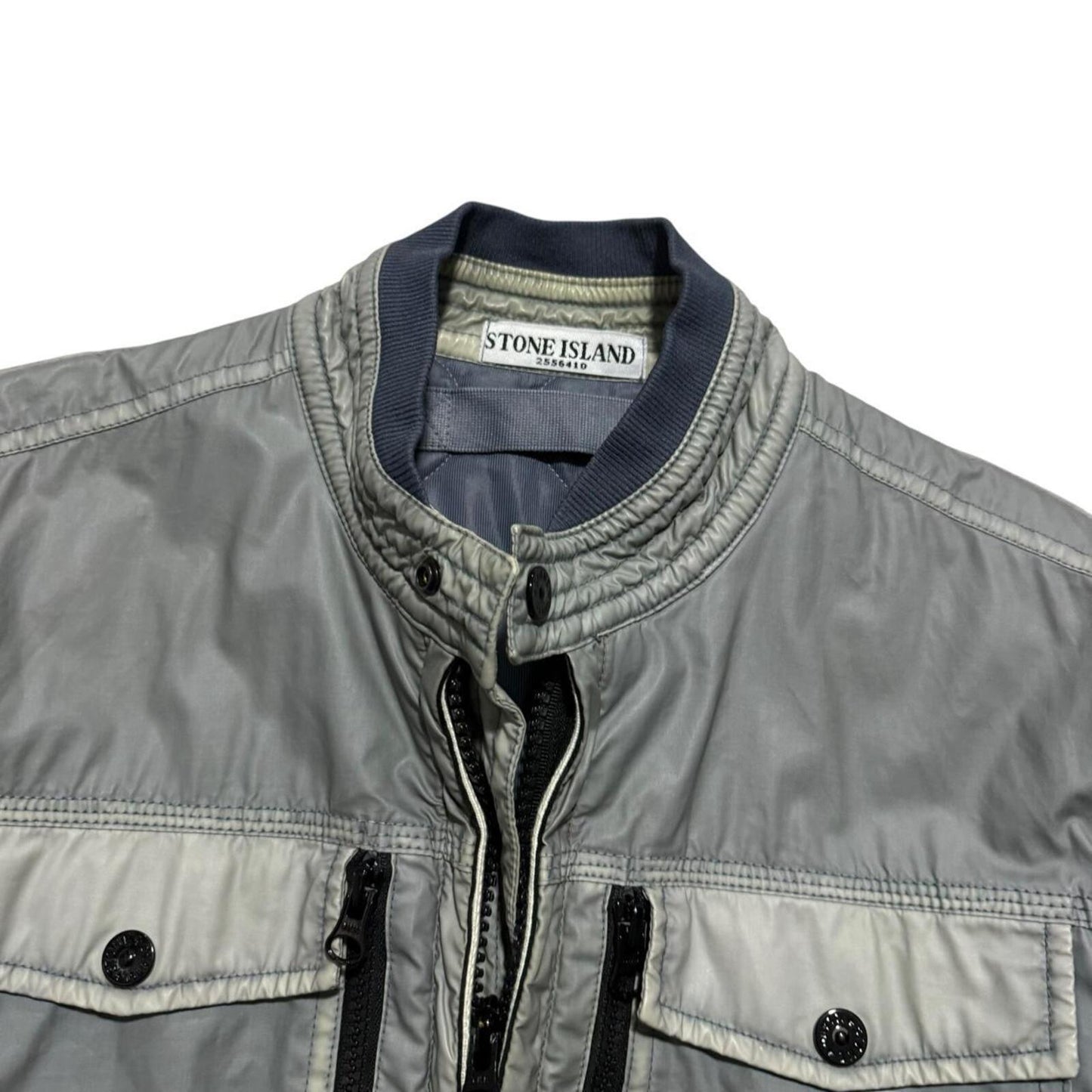 Stone Island Mussola Gommata Jacket | Medium, Red
