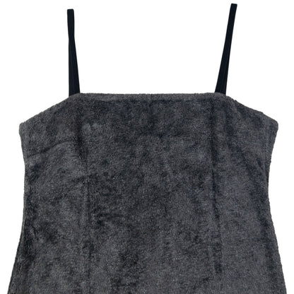 Vintage 2000s Dolce & Gabbana Fleece Dress Womens Size M | Medium, Grey