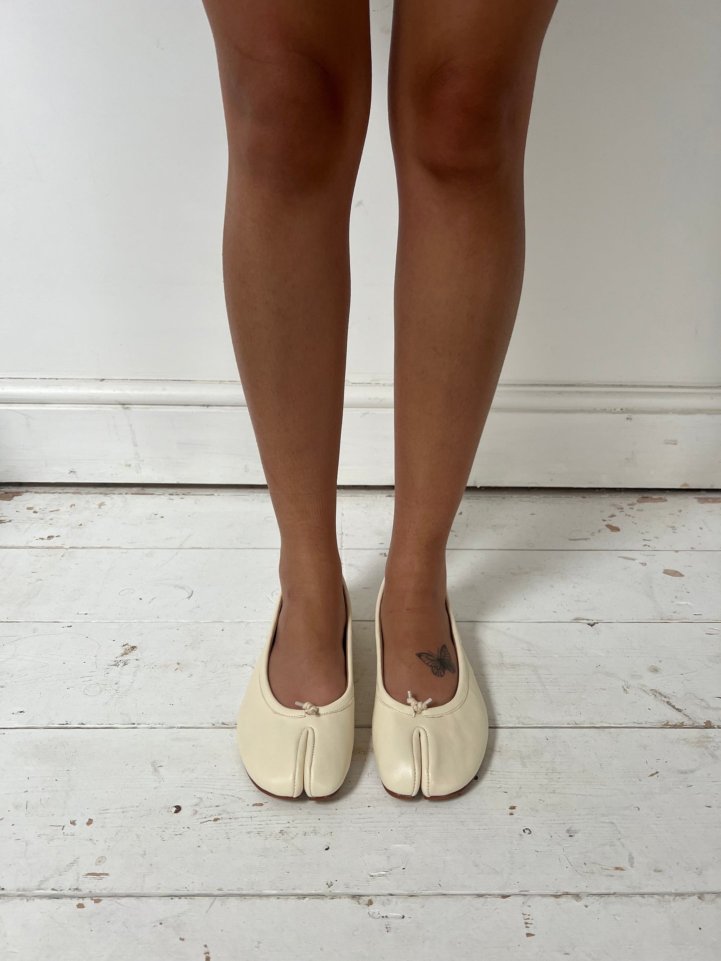 MARGIELA TABI BALLET FLATS | Default Title, Cream
