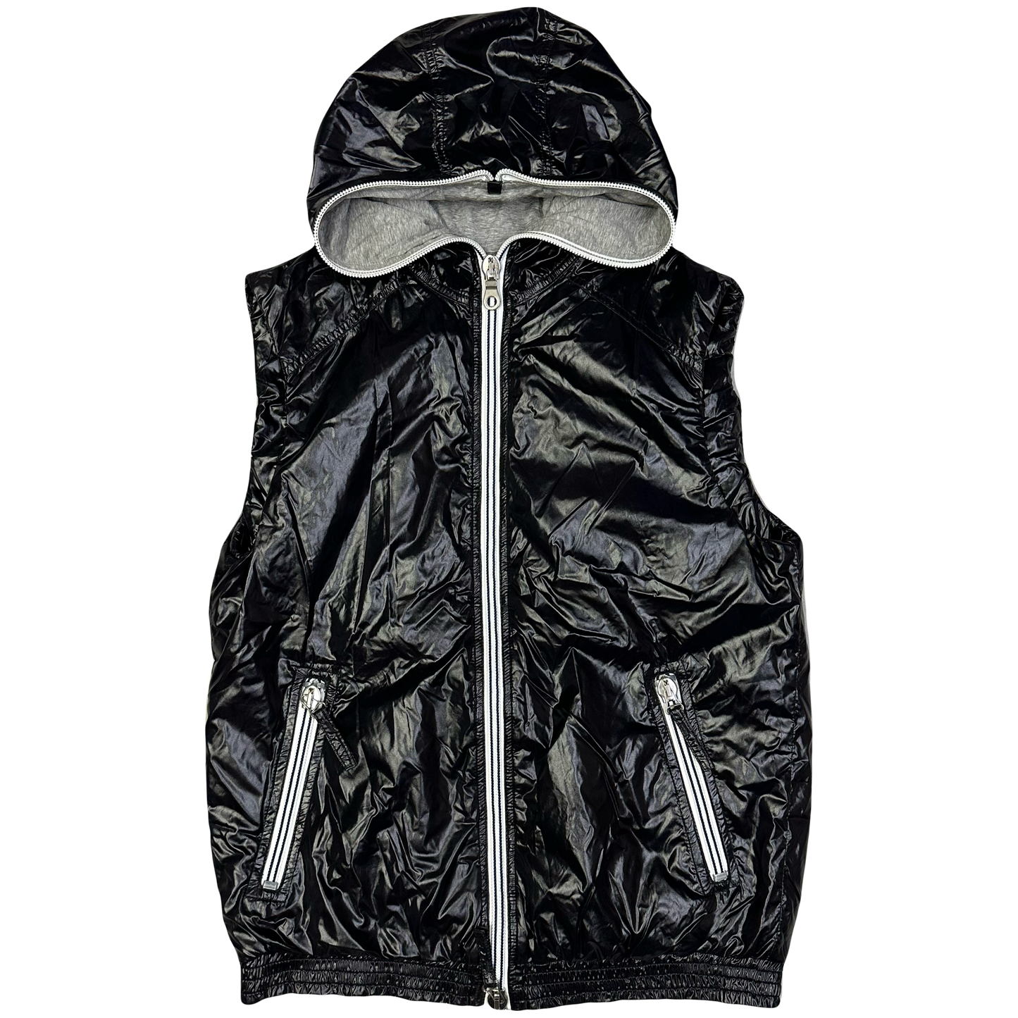 Duvetica Hooded Gilet In Black (M) | Small, Black
