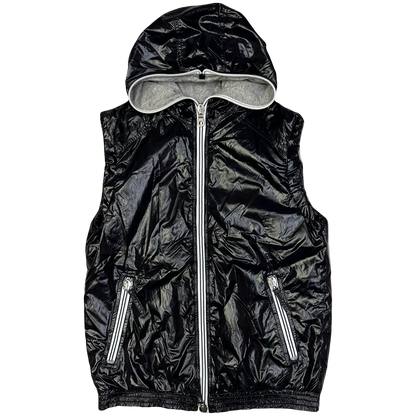 Duvetica Hooded Gilet In Black (M) | Small, Black