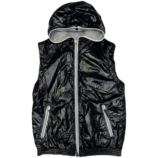 Duvetica Hooded Gilet In Black (M) | Small, Black