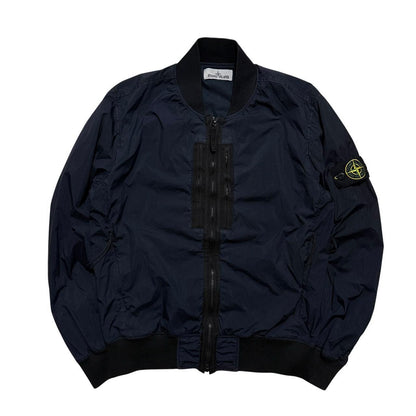 Stone Island Garment Dyed Crinkle Reps Jacket | Medium, Navy