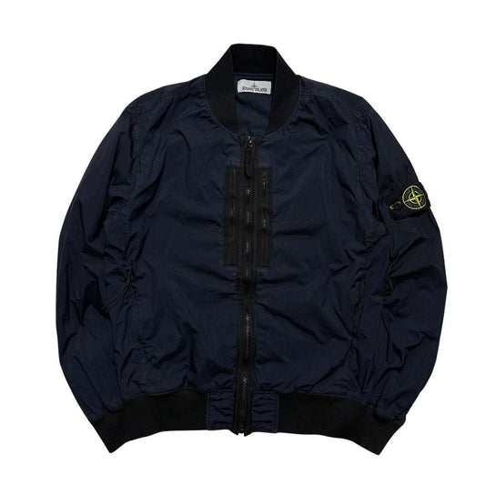 Stone Island Garment Dyed Crinkle Reps Jacket | Medium, Navy