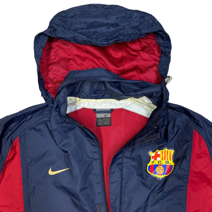 Nike Barcelona 2002 Tracksuit Top With Foldable Hood ( L )