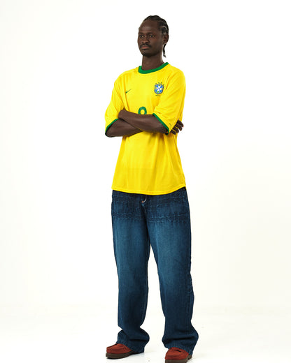 2000-02 Brazil Nike Home Shirt Ronaldo #9 (XL)