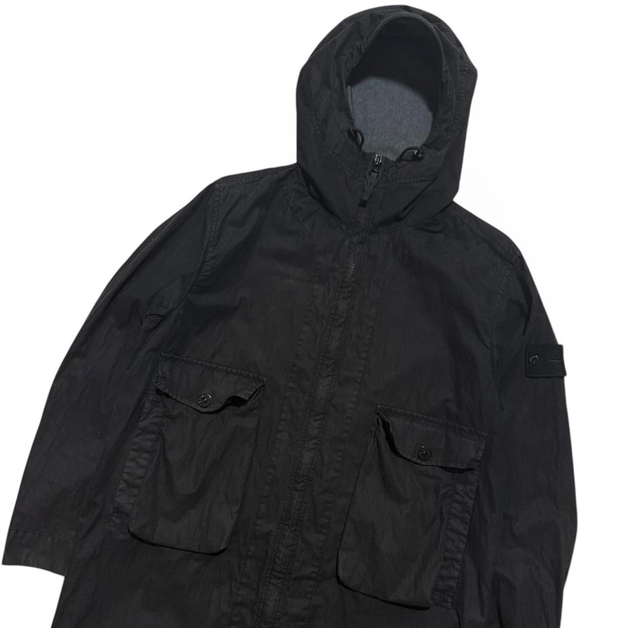 Stone Island Ghost Smock Trench | Medium, Black